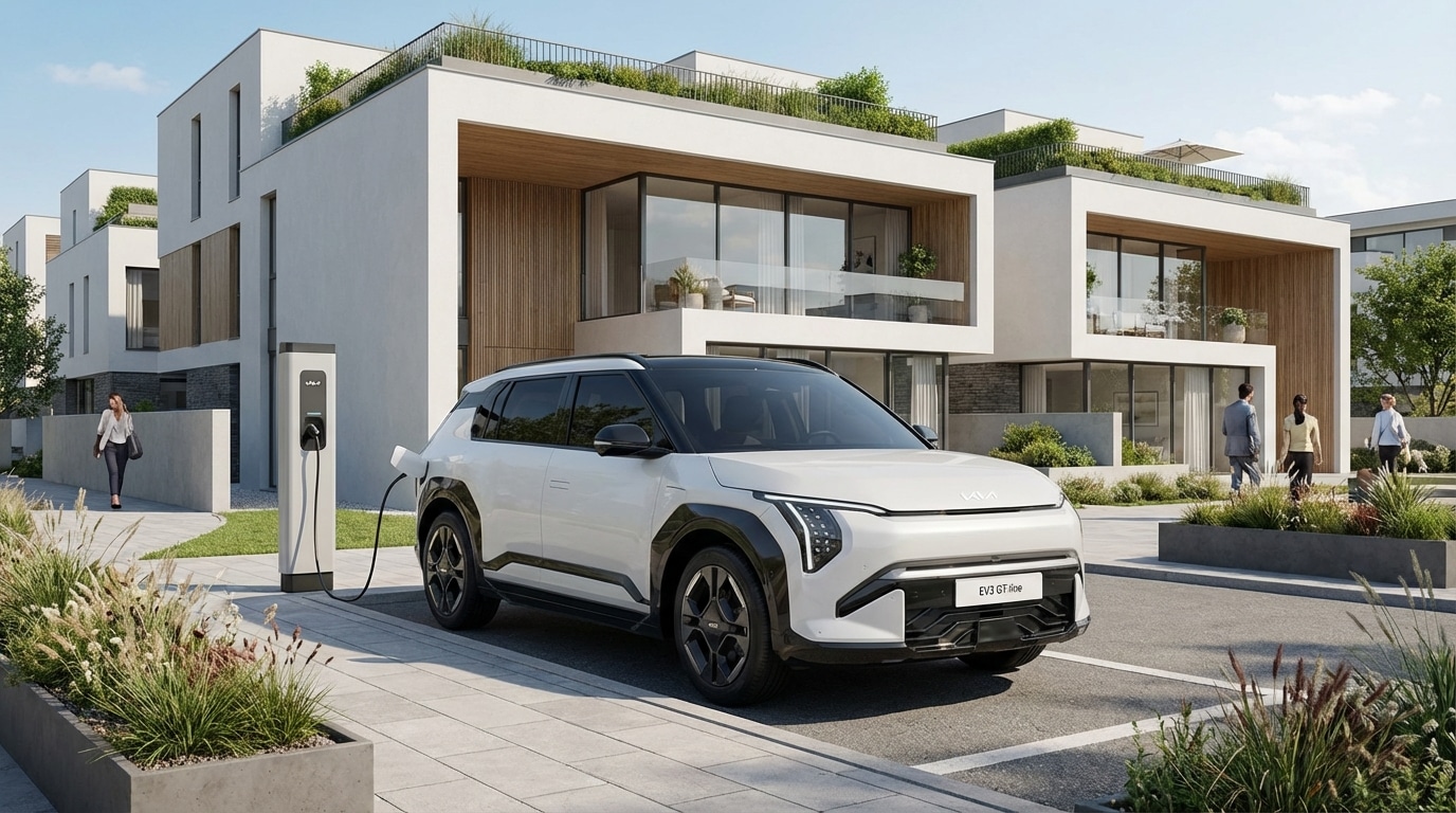 Angebot Kia EV3 Elektro-SUV Leasing ab 298,48 € mtl. – 58 kWh, Frontantrieb, 48 Monate